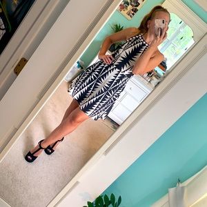 Open back high neck dress - SOLD